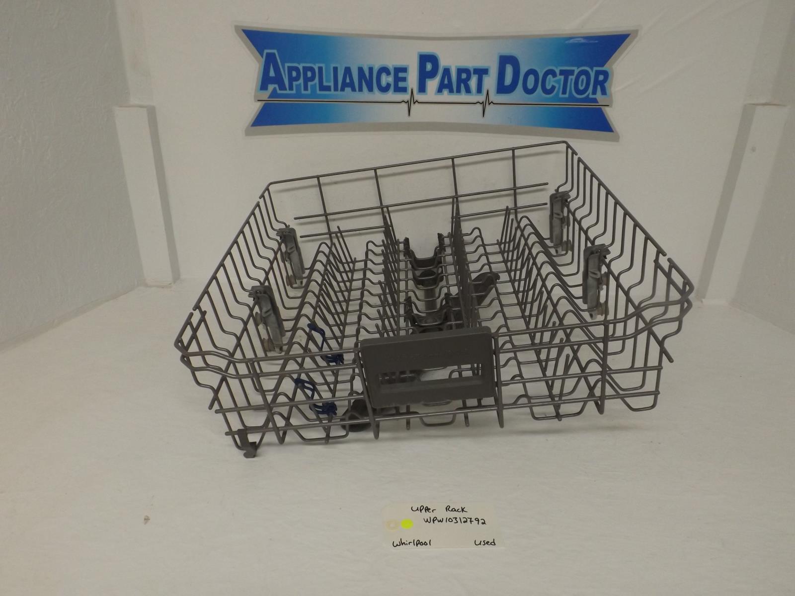 Whirlpool Dishwasher WPW10312792 Upper Rack Used Whirlpool Dishwasher WPW10312792 Upper Rack Used